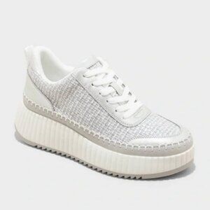 Universal Thread Silver Tweed Persephone Sneakers Size 7.5